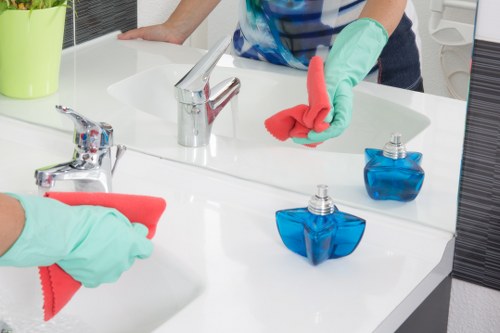 Reception area cleaning for a business premises in SE4