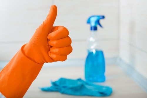 Local commercial cleaners servicing a business property in SE4