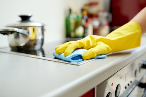 After builders cleaning service preparing an SE4 commercial space for use