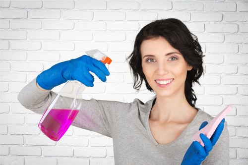 Stone floor restoration and cleaning in SE4 property